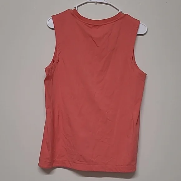 Athleta Pink Muscle Tee Soft Drape Crew Neck used good condition. - Picture 3 of 10